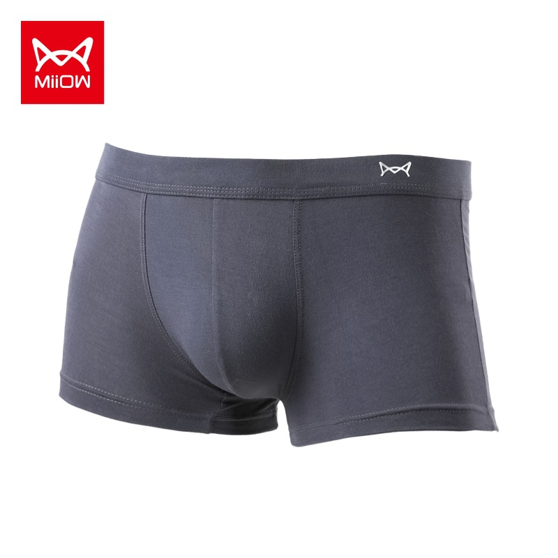 MiiOW 3pcs 40 Draw-on Cotton Men's Boxershorts Light Soft